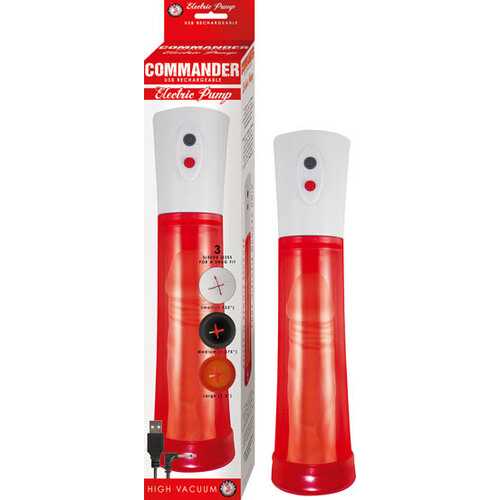 COMMANDER ELECTRIC PUMP RED 