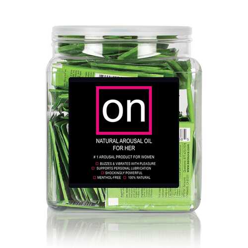 (WD) ON FOR HER AROUSAL OIL HE 75PC SINGLE USE AMPOULE TUB 