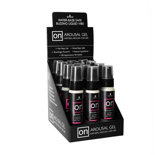 (WD) ON FOR HER AROUSAL GEL ORIGINAL 12PC DISPLAY 