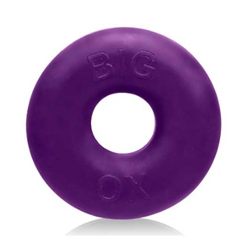 BIG OX COCKRING SILICONE/TPR BLEND EGGPLANT ICE (NET) 