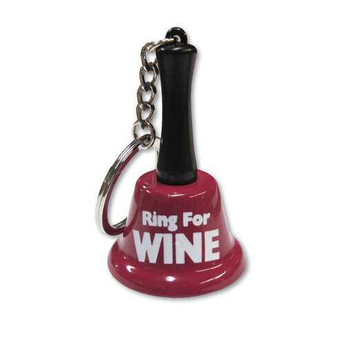 RING FOR WINE BELL KEYCHAIN 