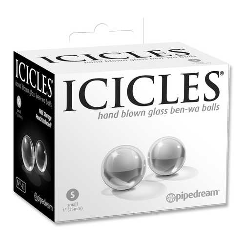 ICICLES #41 SMALL GLASS BEN-WA BALLS 