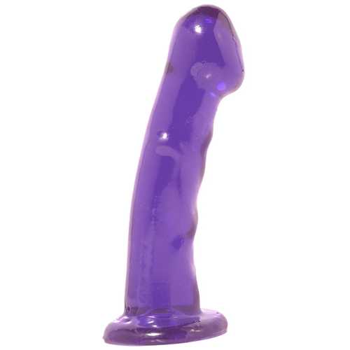 BASIX RUBBER WORKS PURPLE 6.5IN DONG W/SUCTION CUP 