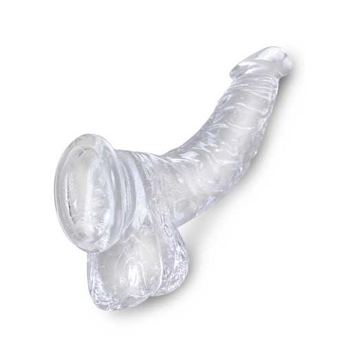 KING COCK CLEAR 7.5 IN COCK W/ BALLS 