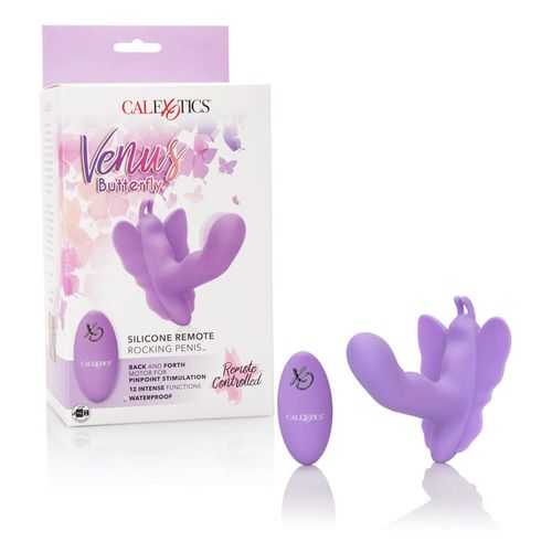 VENUS BUTTERFLY SILICONE REMOTE ROCKING PENIS DILDO 