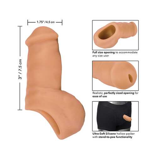 PACKER GEAR 5IN ULTRA SOFT SILICONE STP TAN 