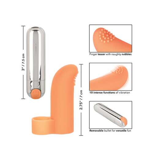 INTIMATE PLAY RECHARGEABLE FINGER TICKLER 