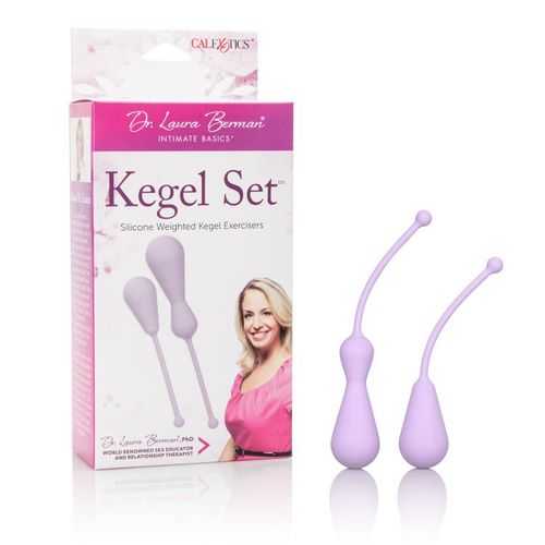 (WD) DR LAURA BERMAN KEGEL SET SILICONE WEIGHTED KEGEL EXERCISERS