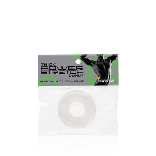 THICK POWER STRETCH DONUT CLEAR IN BAG 