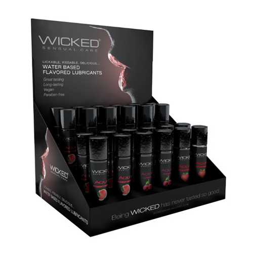 WICKED 24CT 1OZ CLASSIC FLAVOR DISPLAY 