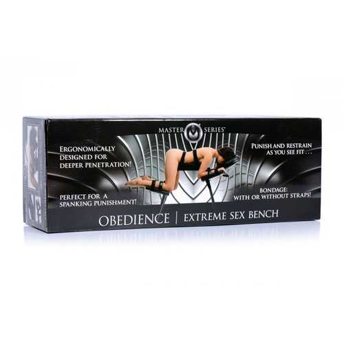 MASTER SERIES OBEDIENCE EXTREME SEX BENCH W STRAPS 