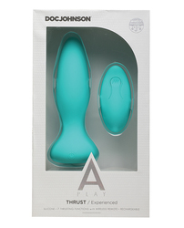 (WD) A-PLAY THRUST EXPERIENCED PLUG RECHARGEABLE W/ REMOTE TEAL