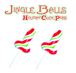 JINGLE BALLS HOLIDAY COCK POPS 12PC DISPLAY 
