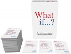 WHAT IF...? THE HILARIOUS PARTY GAME OF OUTRAGEOUS SCENARIOS.