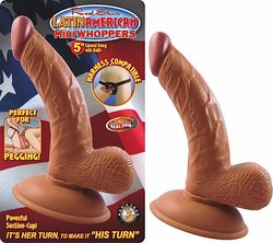 LATIN AMERICAN MINI WHOPPERS 5IN CURVED DONG W/BALLS LA 