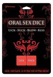 ORAL SEX DICE LICK-SUCK-BLOW-KISS 