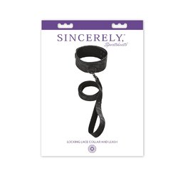 SINCERELY LOCKING LACE COLLAR & LEASH 