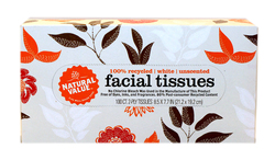 Natural Value Facial Tissues 2-Ply Unscented (30x100 CT)