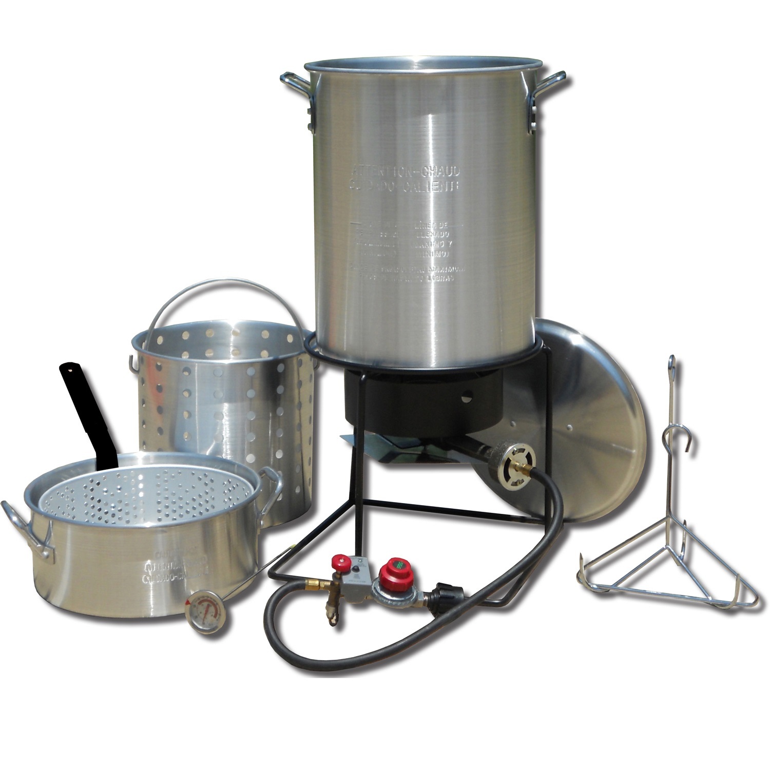 King Kooker #1265BF3- Frying and Boiling Package w/Two Pots.