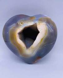 Category: Dropship Occult & Magical, SKU #GHAGAD3, Title: XX-large Heart Puffed Druze Agate