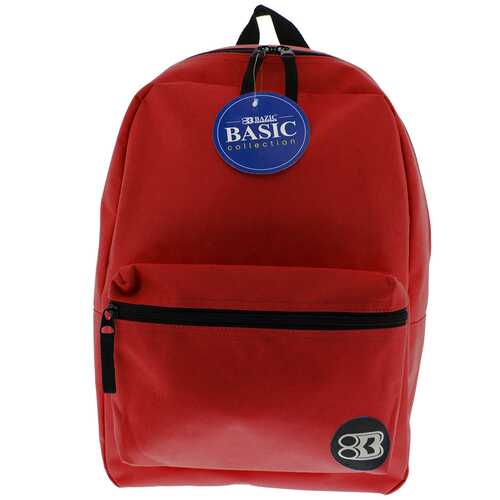 Case of [12] 16" Red Basic Backpack