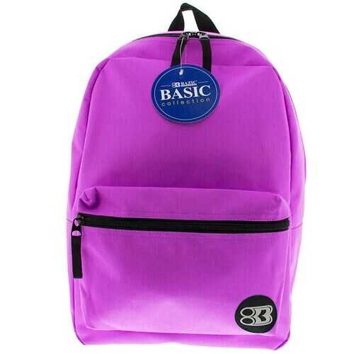 Case of [12] 16" Purple Basic Backpack