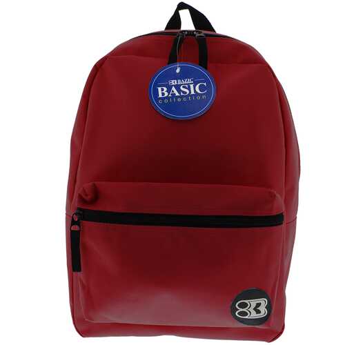 Case of [12] 16" Burgundy Basic Backpack