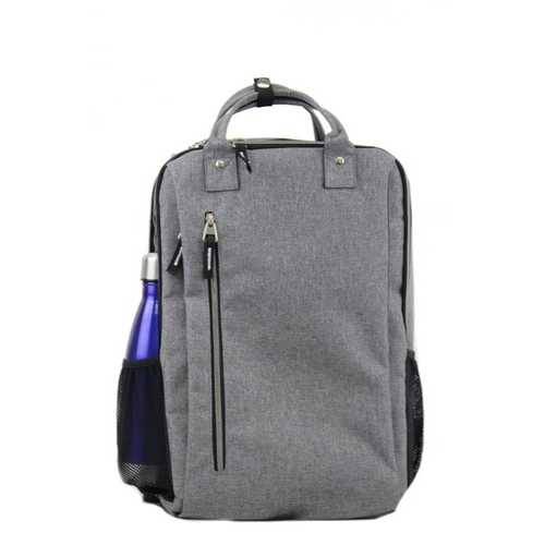 Case of [24] 17" Premium Sleek Computer Backpack - Grey
