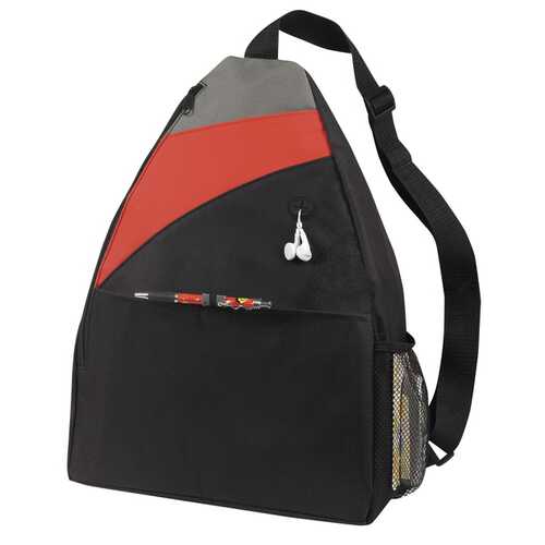 Case of [50] 17" Classic Large Sling Backpack - Red