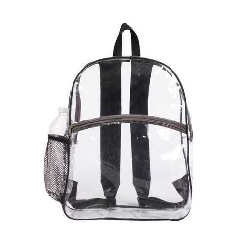 Case of [25] 15" Classic Clear Backpack - Black