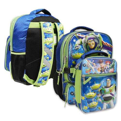 Case of [12] 16" Toy Story 4 Backpack with Lunch Bag