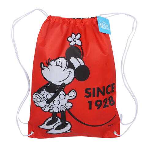 Case of [32] 18" Minnie Mouse Drawstring Backpack - Red