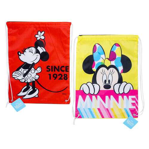 Case of [32] 18" Minnie Mouse Drawstring Backpack - Assorted