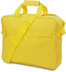 Case of [24] Convention Briefcases - Bright Yellow, 15.5"