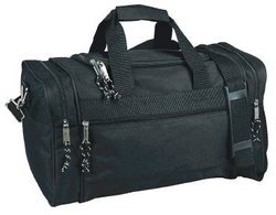 Case of [24] Duffel Bags - Black, 21"