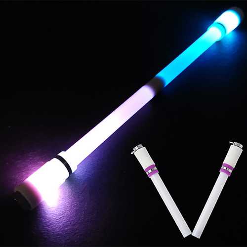 Children Colorful Special Illuminated Anti-fall Spinning Pen Rolling Pen  A1 purple (lighting)