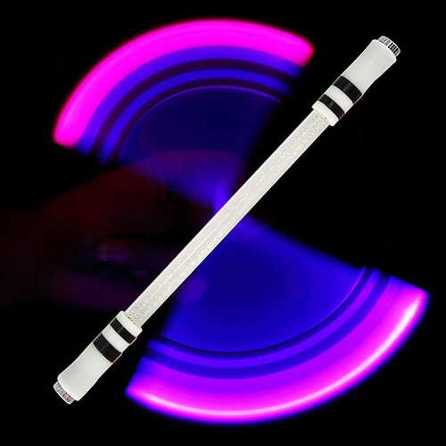 Children Colorful Special Illuminated Anti-fall Spinning Pen Rolling Pen  A15 bubble (B type)