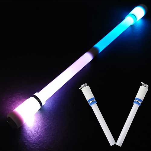 Children Colorful Special Illuminated Anti-fall Spinning Pen Rolling Pen  A1 blue (lighting section)