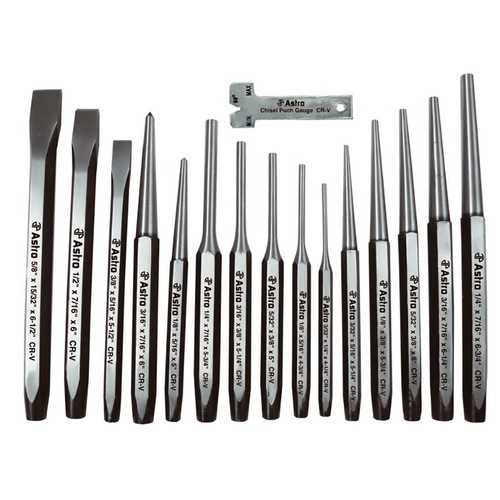 Astro 1600 16Piece Punch and Chisel Set