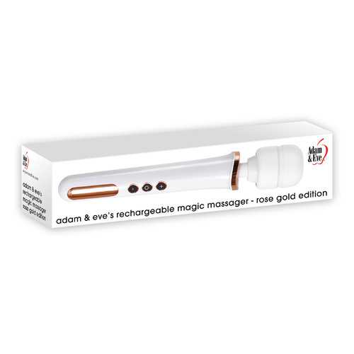 Adam & Eve Magic Massager Rechargeable Rose Gold Edition