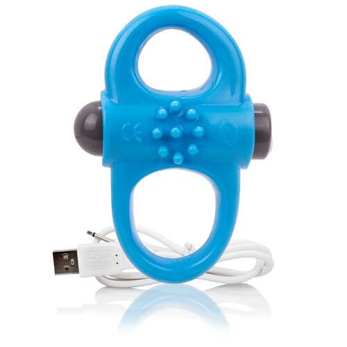 Charged Yoga Rechargeable Vibe Ring - Blue