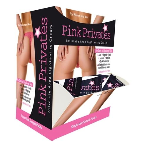 Pink Privates Cream 50 Pieces Display