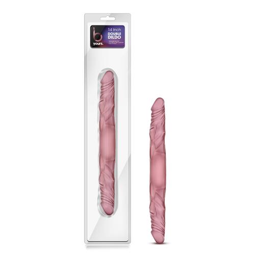 B Yours 14" Double Dildo - Pink