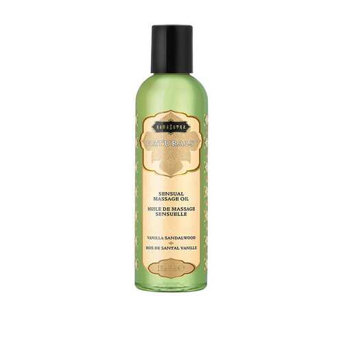 Naturals Massage Oil - Vanilla Sandalwood - 2 Fl  Oz (59 ml)