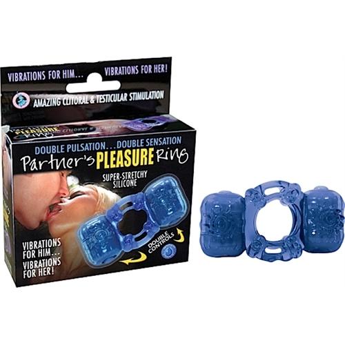Partners Pleasure Ring - Blue
