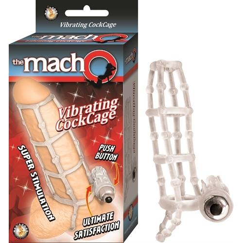 The Macho Vibrating Cockring - Clear