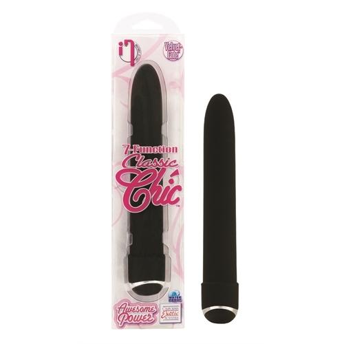 7 Function Classic Chic  6 Inches Vibe - Black