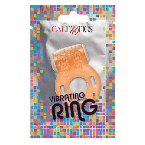 Foil Pack Vibrating Ring - Orange
