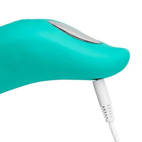 Cloud 9 Novelties Swirl Touch Dual Function Swirling and Vibrating Stimulator - Teal