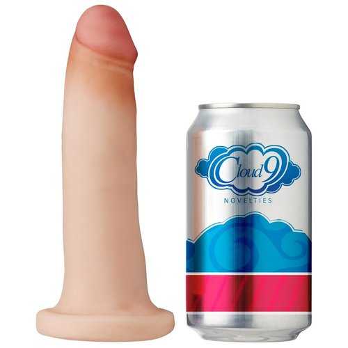 Cloud 9 Novelties Dual Density Real Touch 7 Inch With No Balls - Flesh